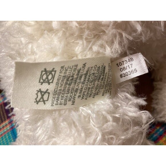 Barnes & Noble Dog Terrier Puppy Plush Cream White Brown Stuffed Animal “Noble” - Picture 10 of 12